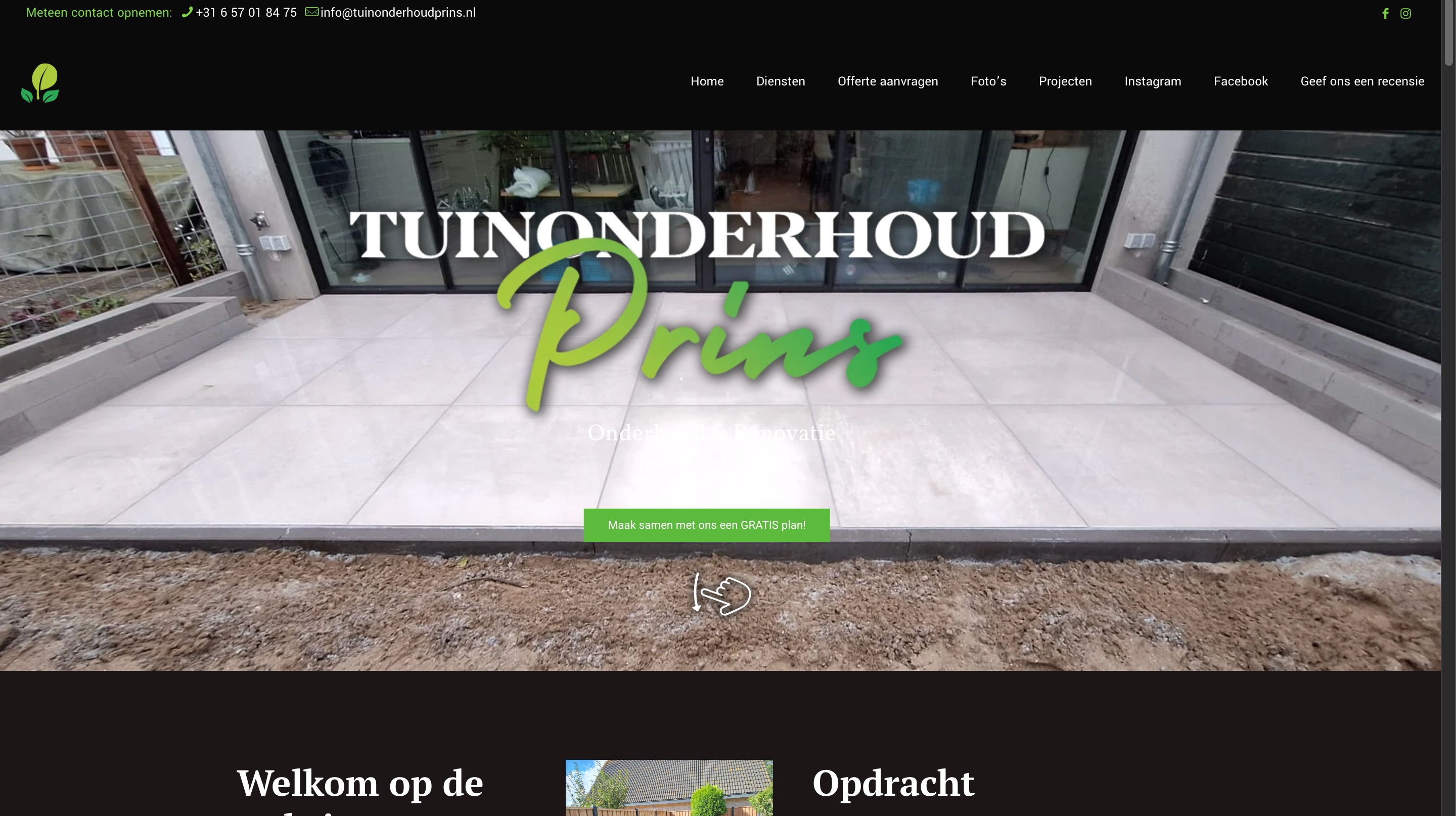 Tuinonderhoud & Hoveniers Website