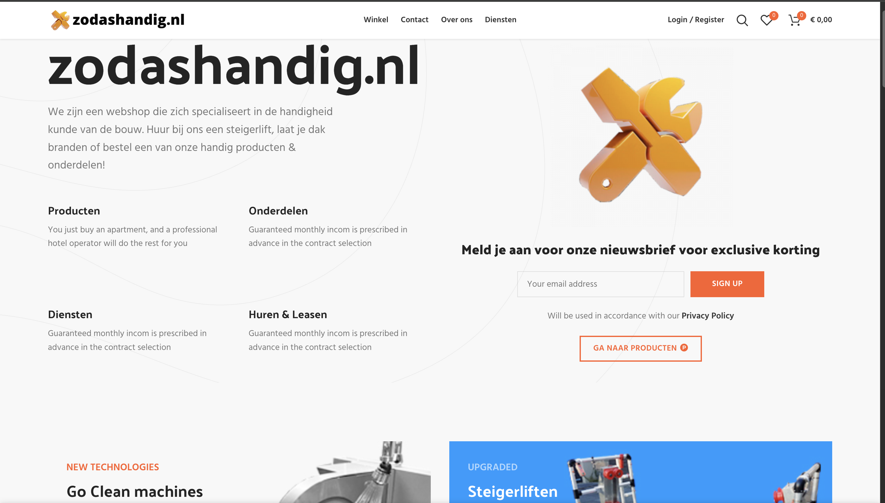 Responsive Klusbedrijf Platform - Afbeelding 2