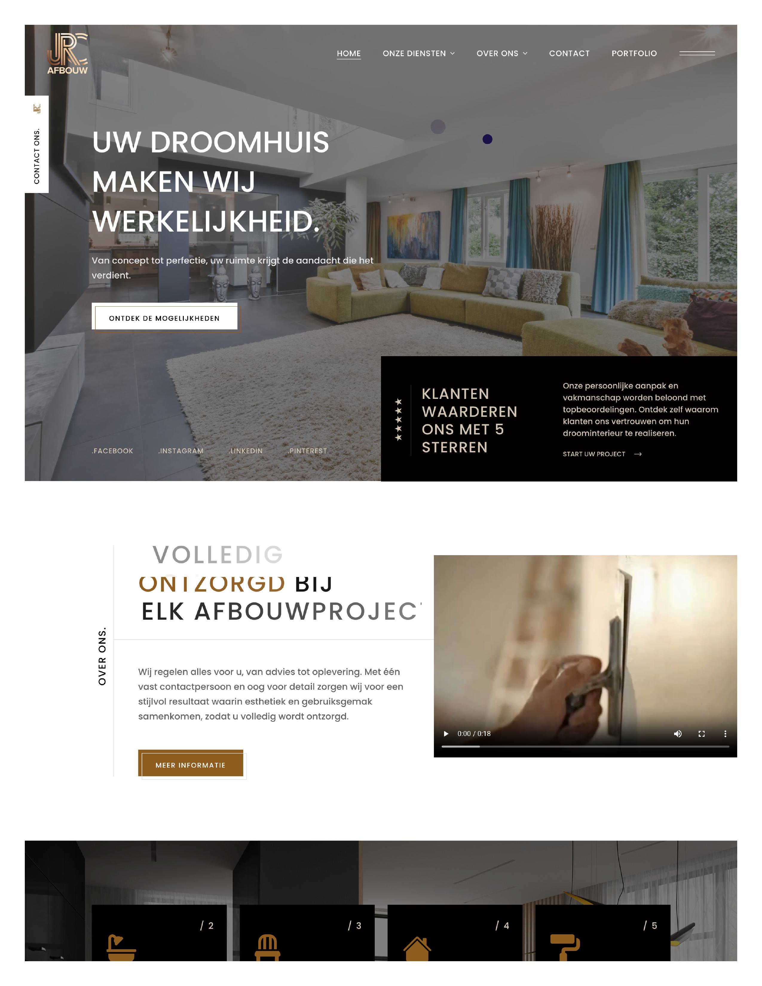 Premium Bouw & Afwerkingsdiensten Video Showcase