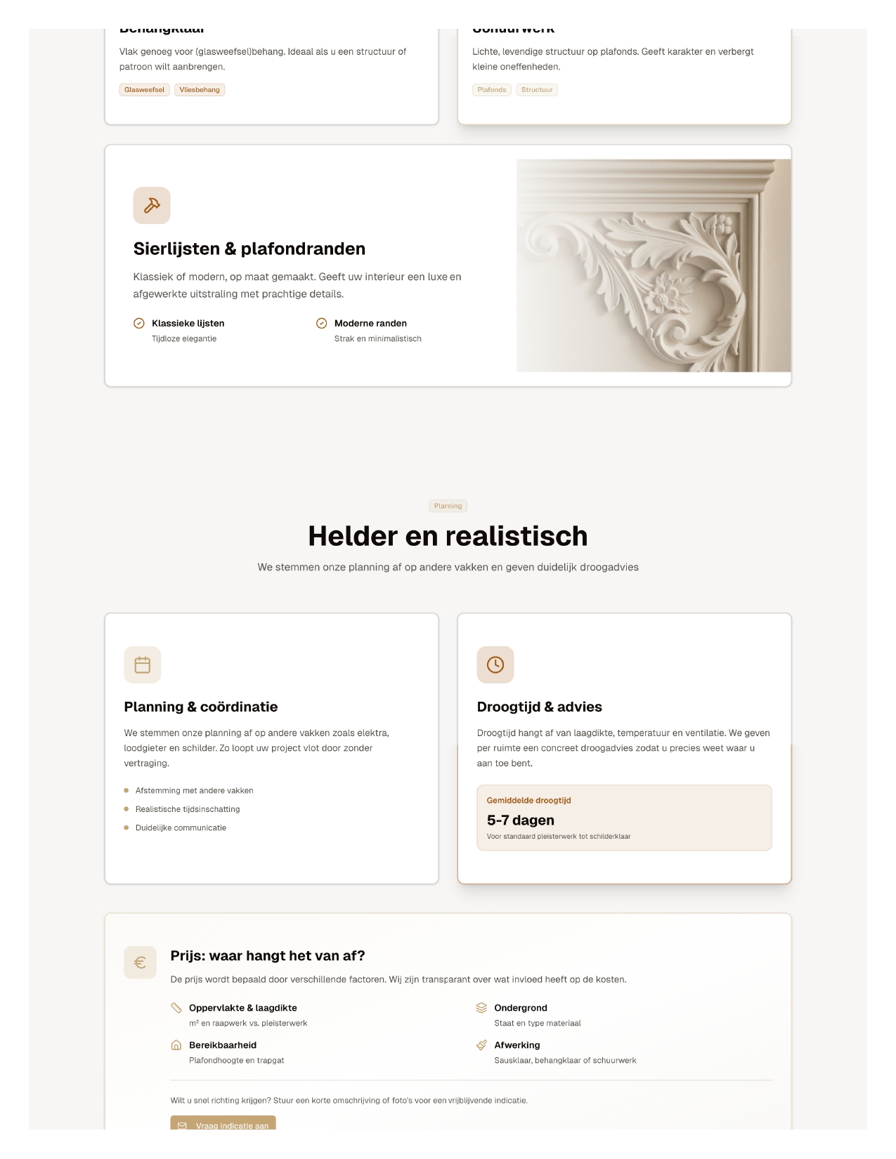 Professionele Stukadoorsdiensten Landing Page - Afbeelding 5