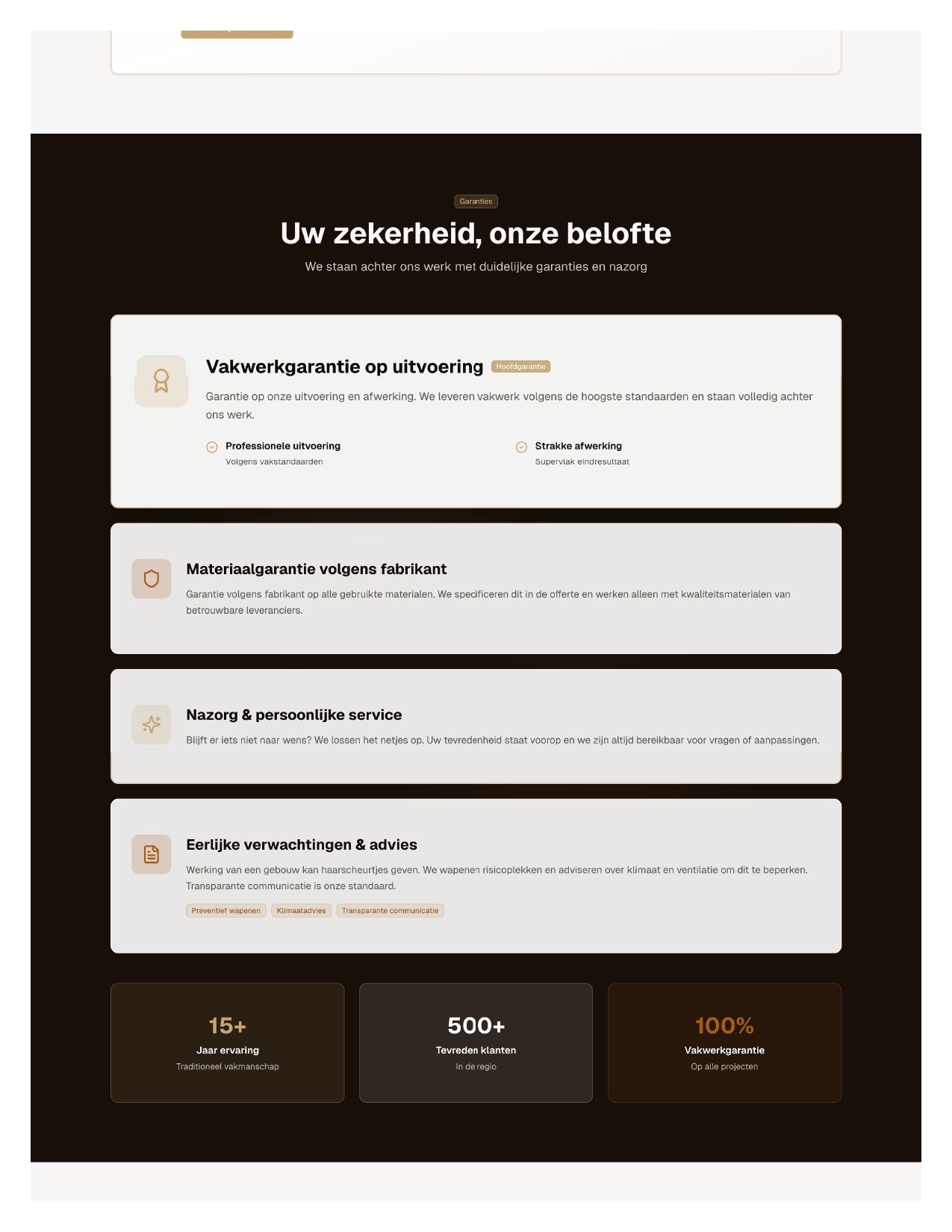 Professionele Stukadoorsdiensten Landing Page - Afbeelding 6
