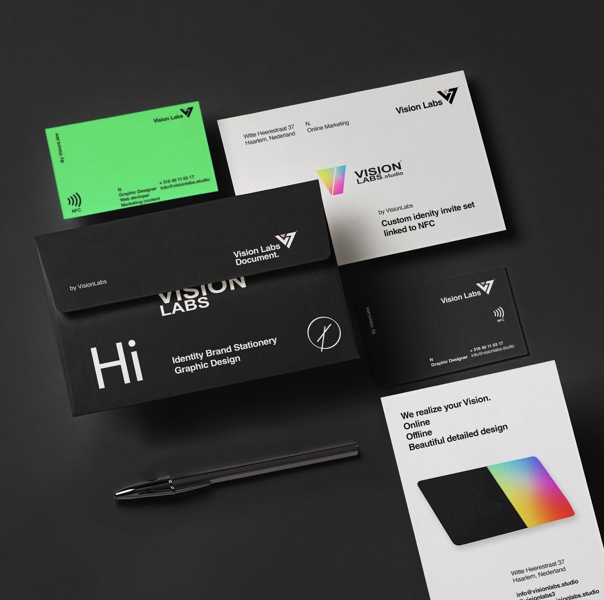 Vision Labs Merkidentiteit Systeem