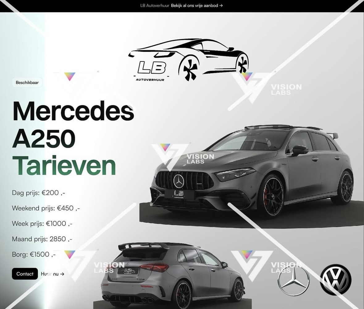 Luxe Autoverhuur Platform