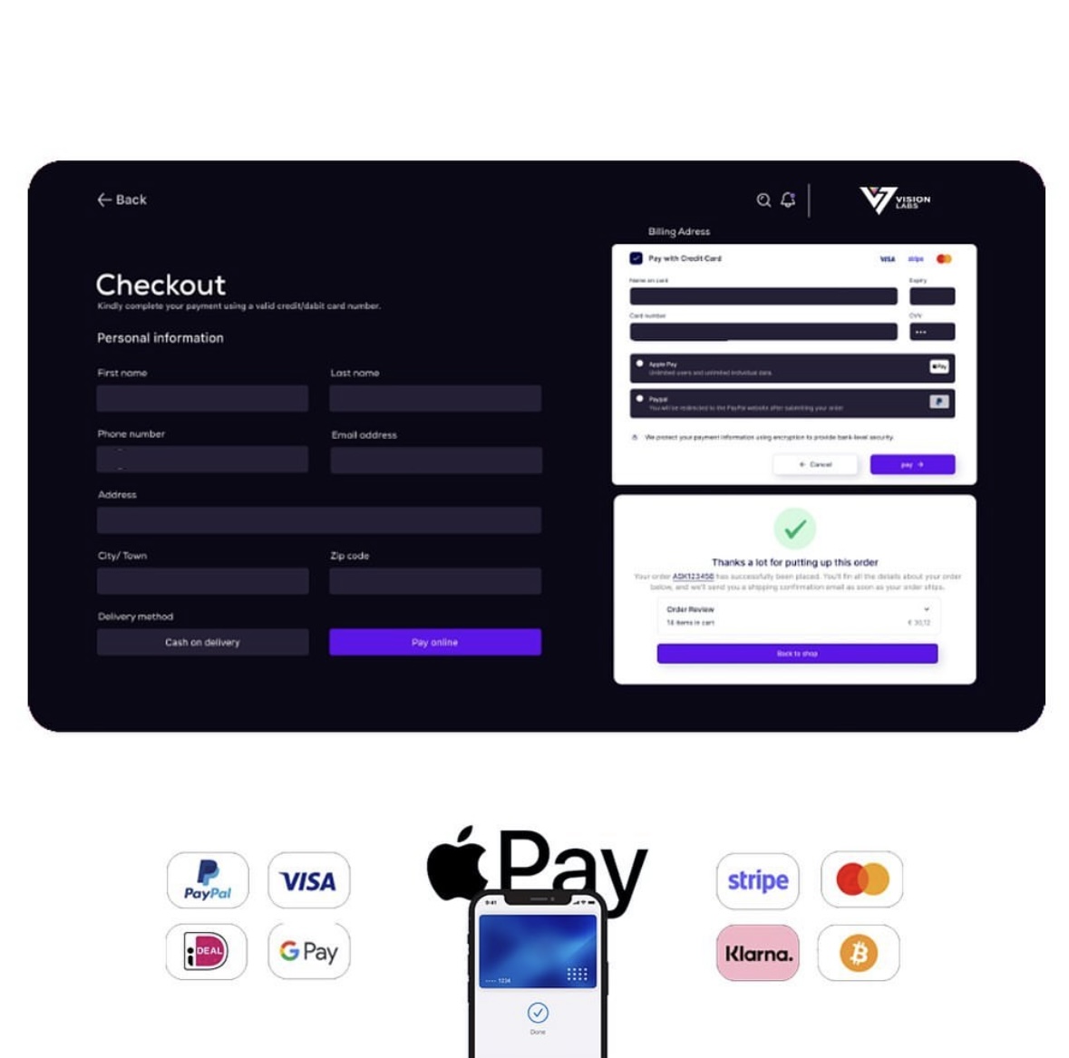 Multi-Betaling Checkout Interface
