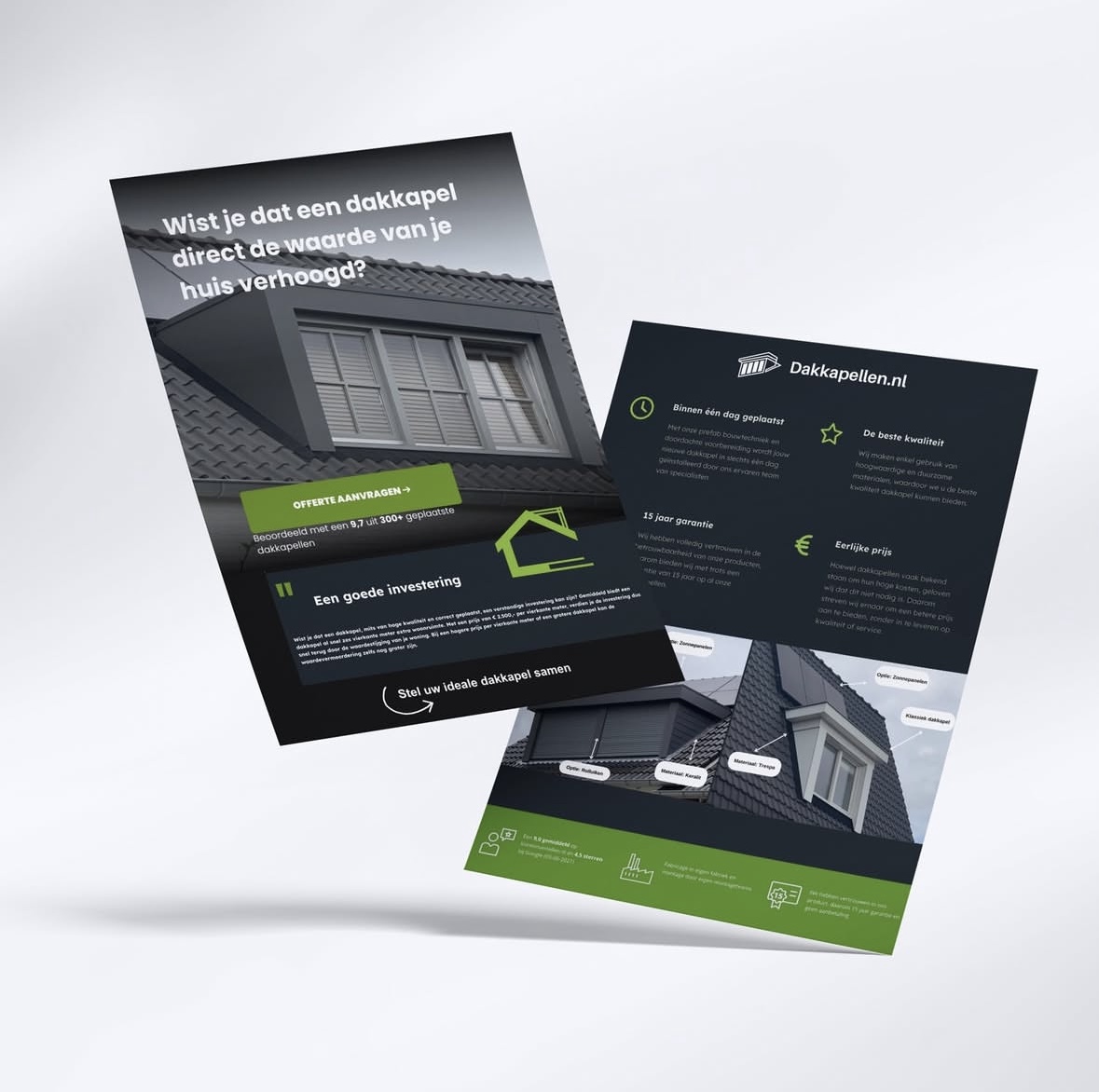 Professionele Dakdiensten Flyer