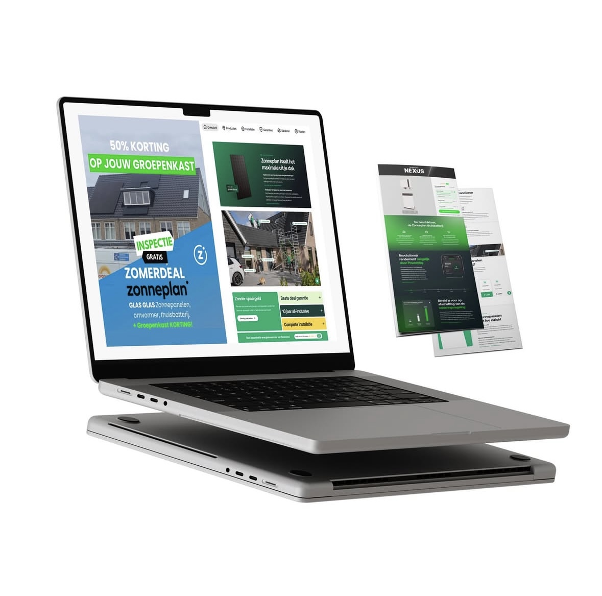 Zonne-energie Marketing Campagne